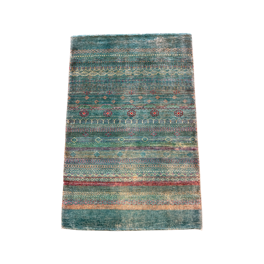 Handgeknoopt tapijt Aatish