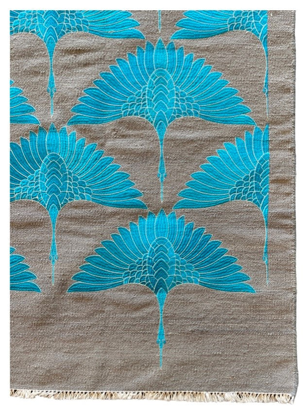 Handgeweven tapijt Birds