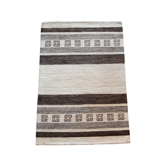 Handgeknoopt tapijt Chobi multi