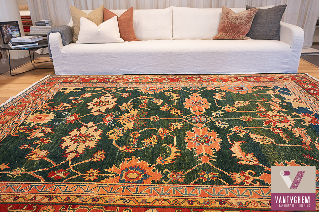 Handgeknoopt tapijt Azeri