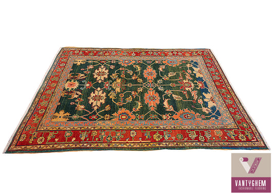 Hand-knotted Azeri carpet