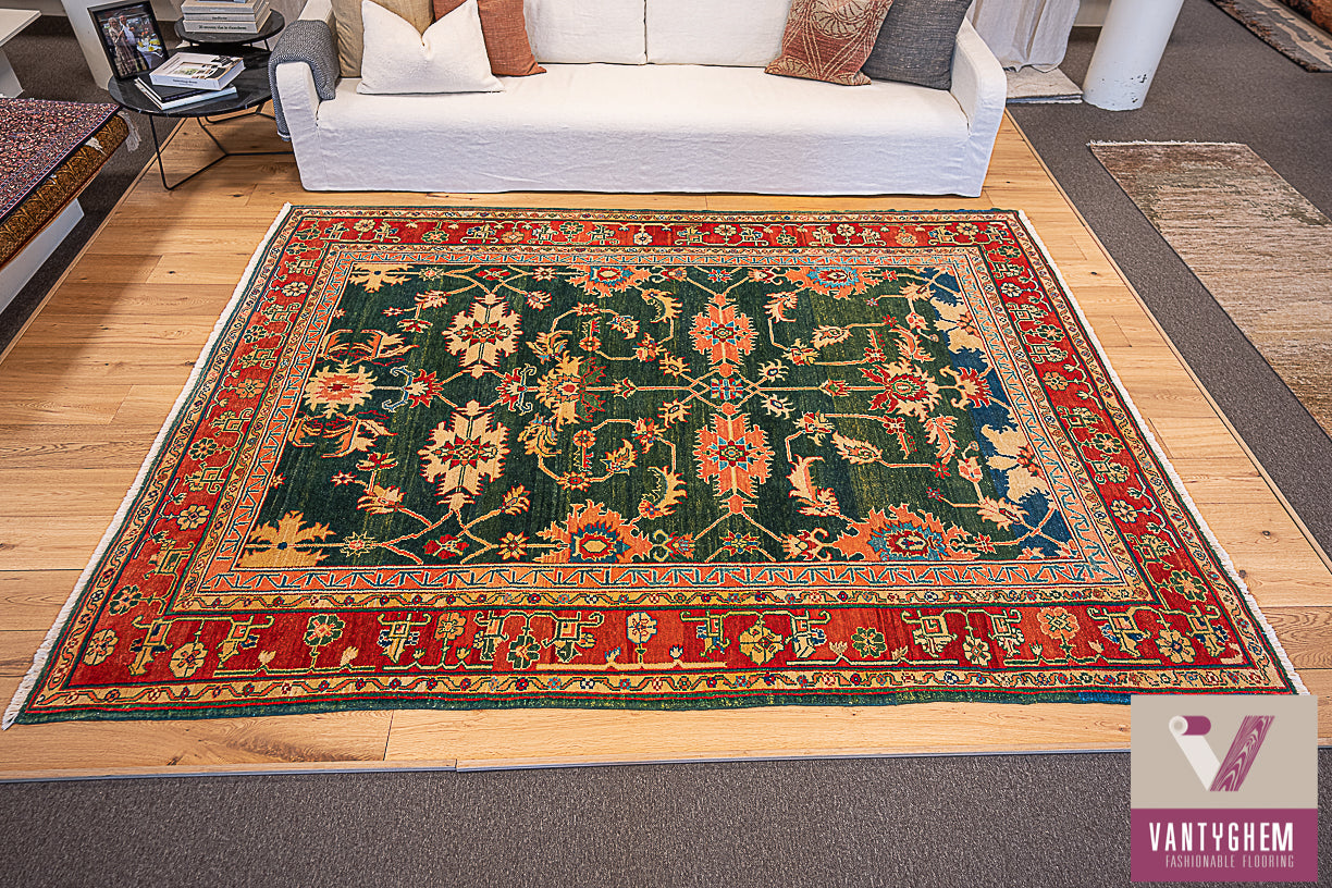 Handgeknoopt tapijt Azeri
