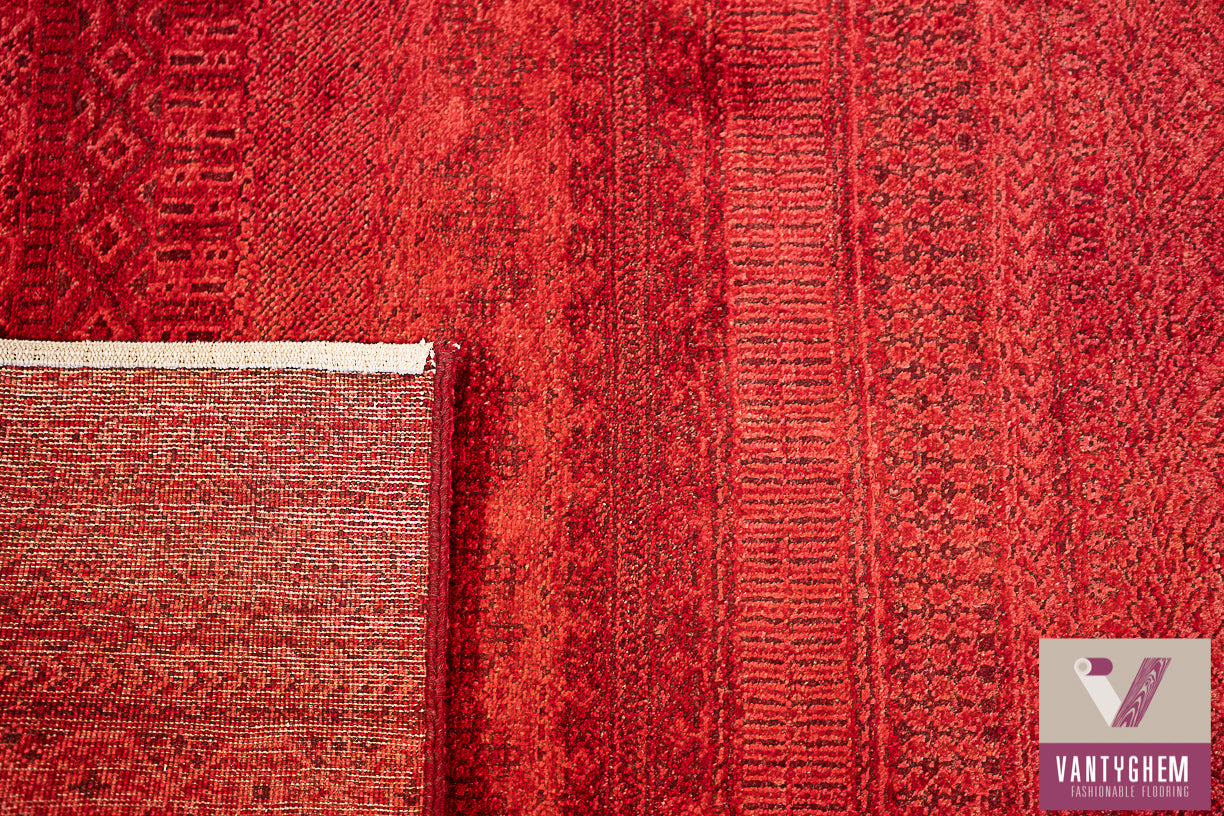 Handgeknoopt tapijt Double knot