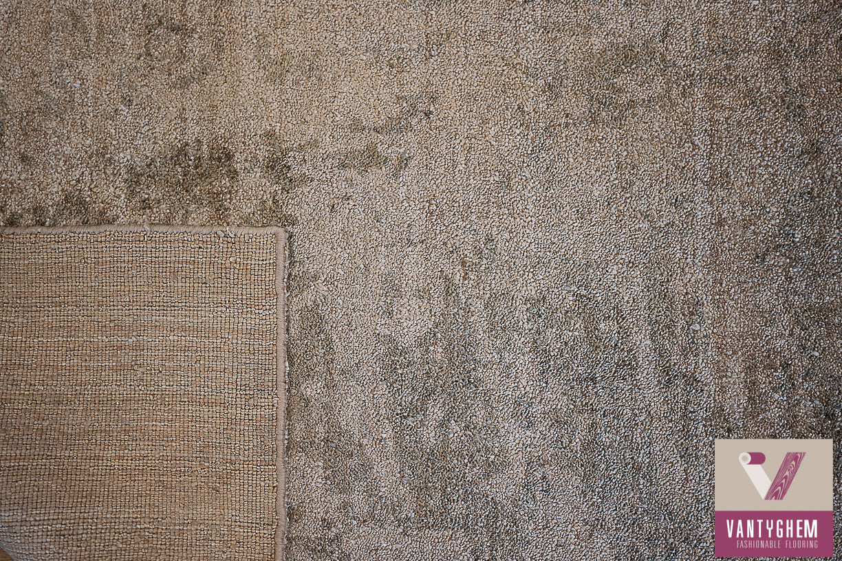 Handgeweven tapijt Bamboo silk
