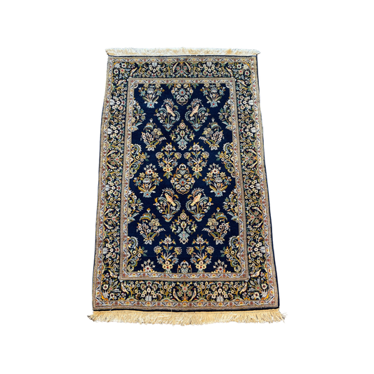 Handgeknoopt tapijt Kashan