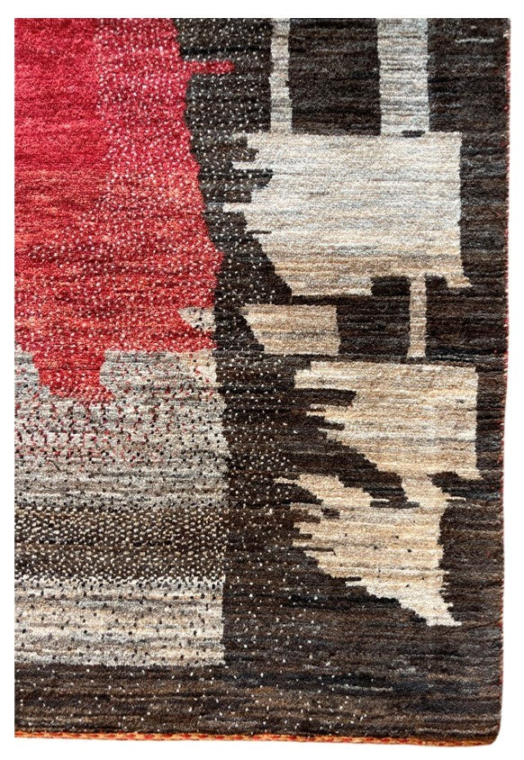 Hand-knotted carpet Rizbaft Tajik
