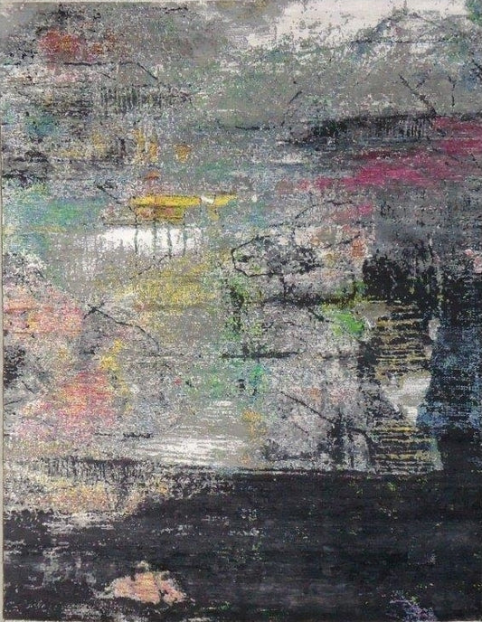 Hand-knotted carpet Sunshine Valley ARTWORK