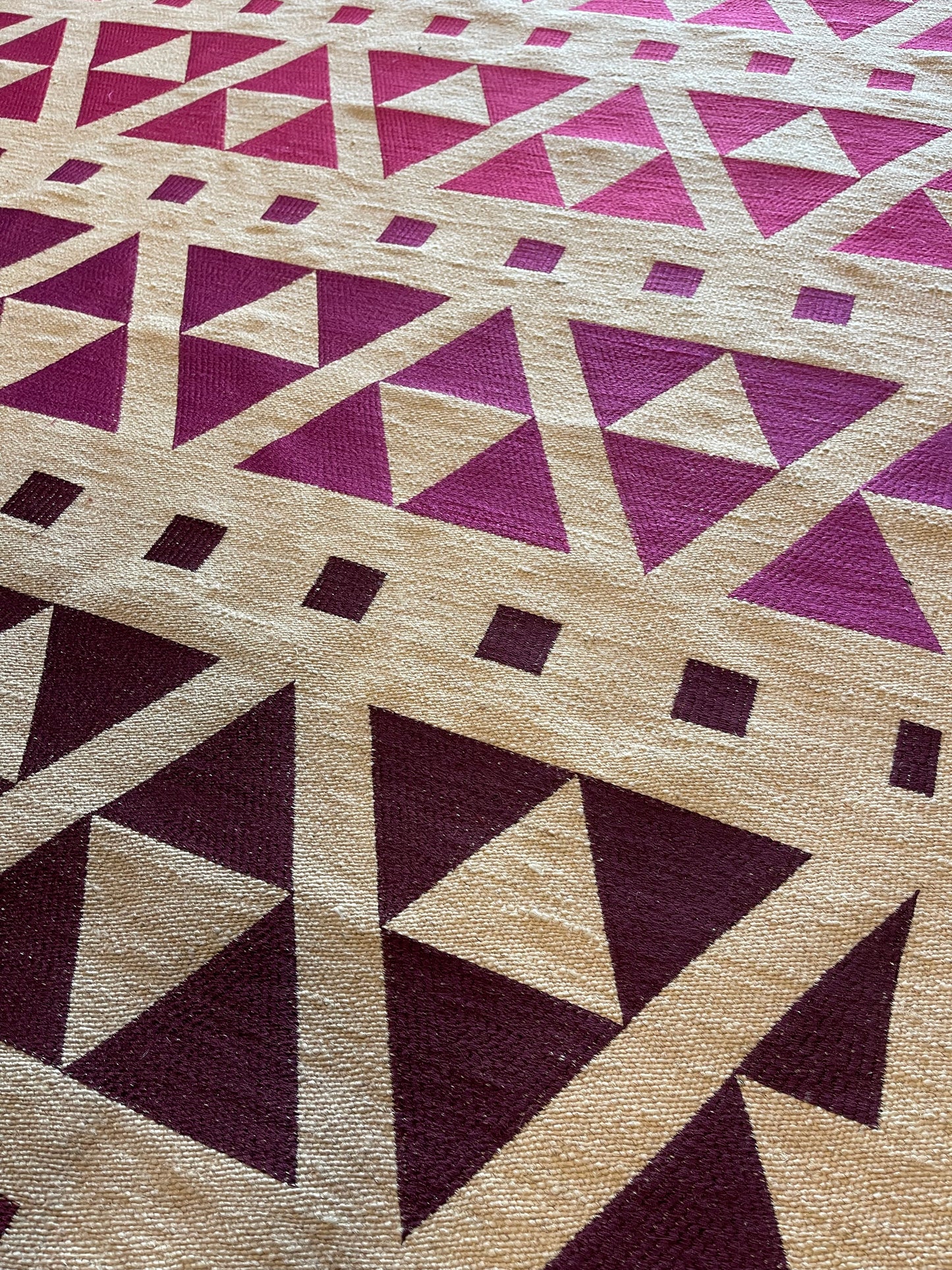 Handgeweven tapijt Trio